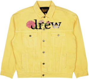 Áo Drew House Trucker Jacket Tangerine Floral