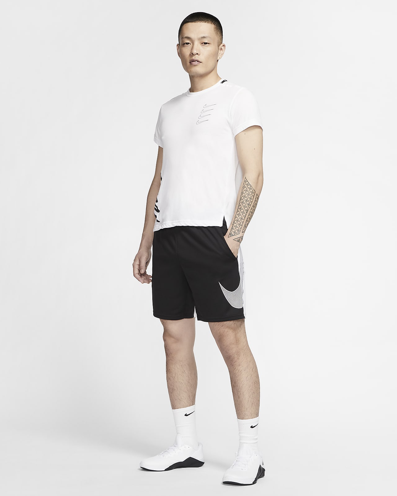 Quần Nike Dri-FIT Men's Graphic Training Shorts CJ6690-010 - Ảnh 10
