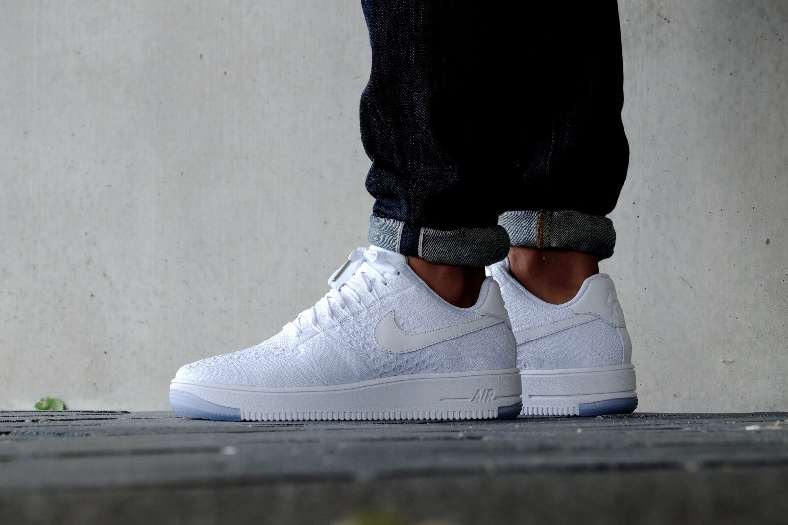 Giày Nike Air Force 1 Ultra Flyknit Low 'White Ice' 817419-100 - Ảnh 5