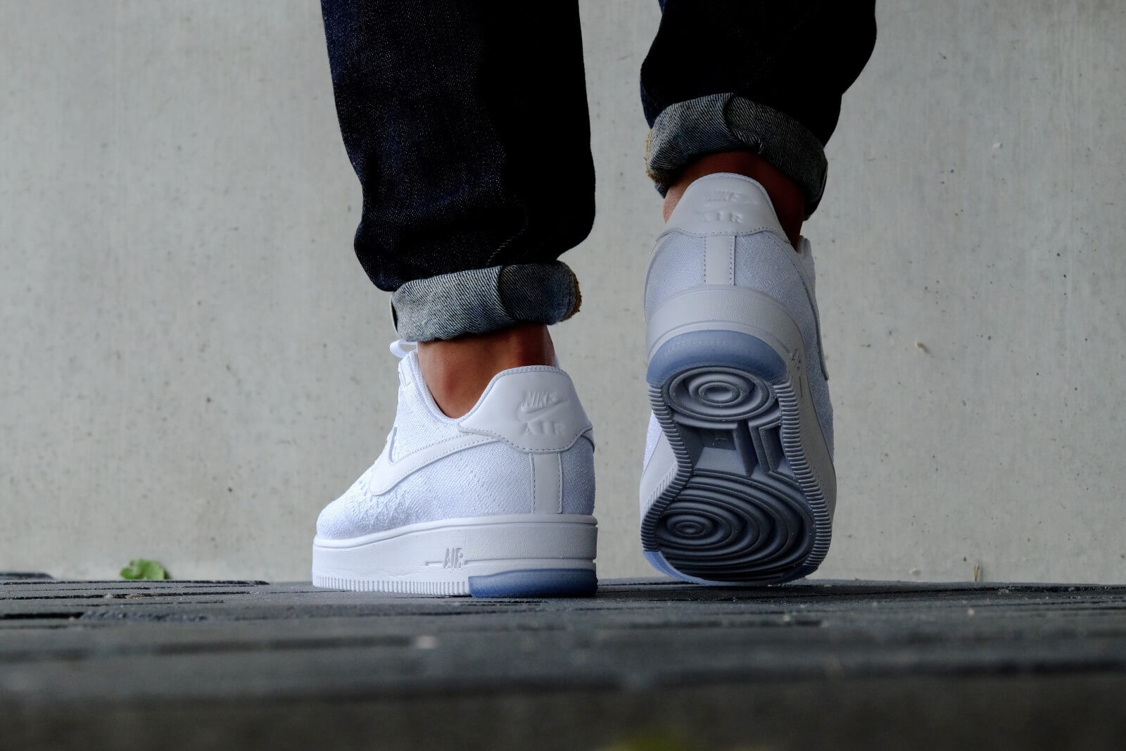 Giày Nike Air Force 1 Ultra Flyknit Low 'White Ice' 817419-100 - Ảnh 6