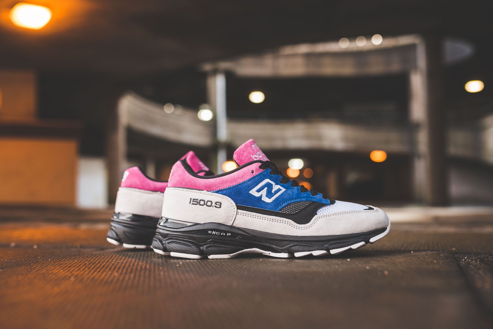 Giày New Balance 1500 Made in England 'Grey Blue Pink' M15009SC - Ảnh 8