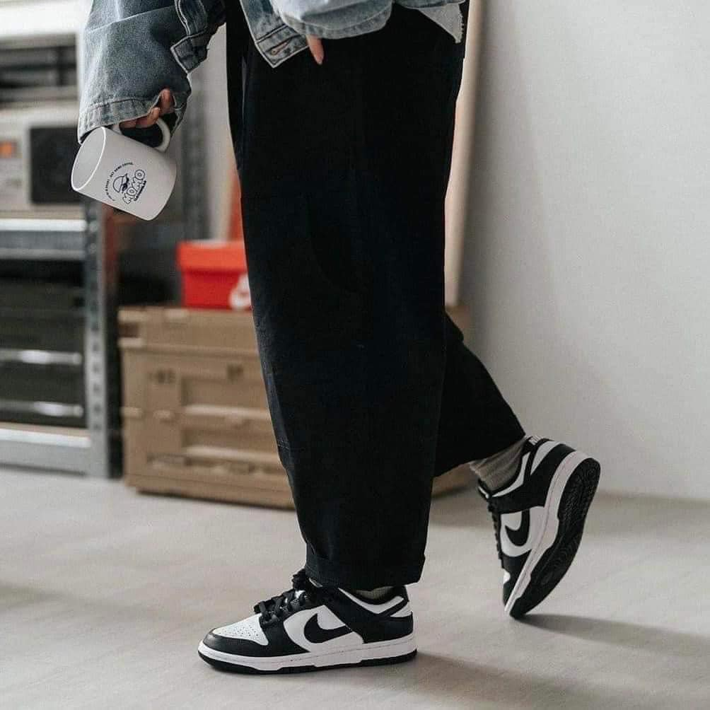 Giày Nike Dunk Low 'Black White' DD1391-100 - Ảnh 2