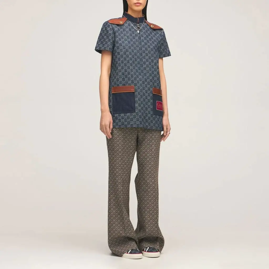 Alternative view of Giày Gucci Wmns Tennis 1977 'Denim' 606110-2KQ10-4463