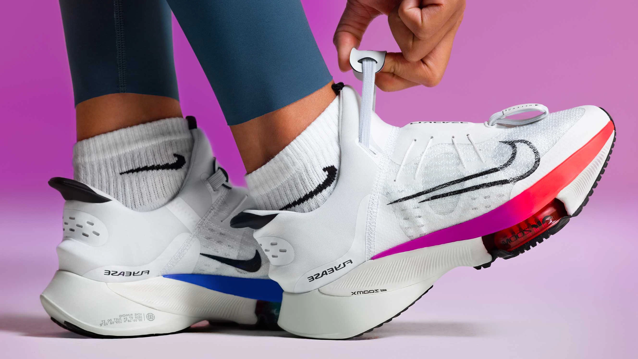 Giày Nike Air Zoom Tempo Next% FlyEase 'White Multi' CZ2853-102 - Ảnh 2