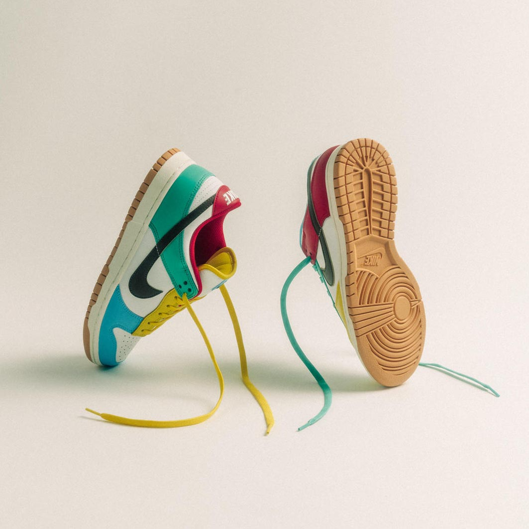 Giày Nike Dunk Low SE GS 'Free.99 White' CZ2496-100 - Ảnh 7