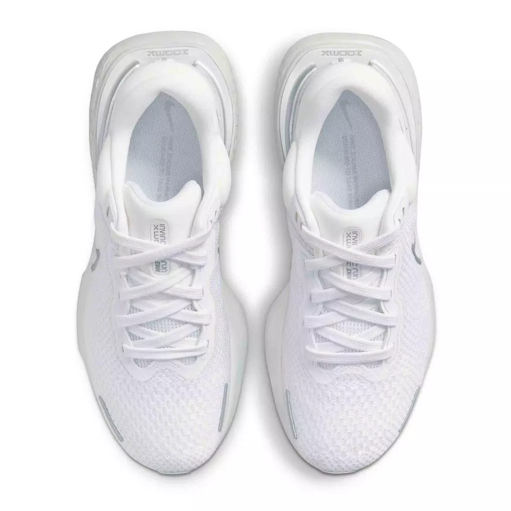 Giày Nike Wmns ZoomX Invincible Run Flyknit 'White Metallic Silver' CT2229-101 - Ảnh 6