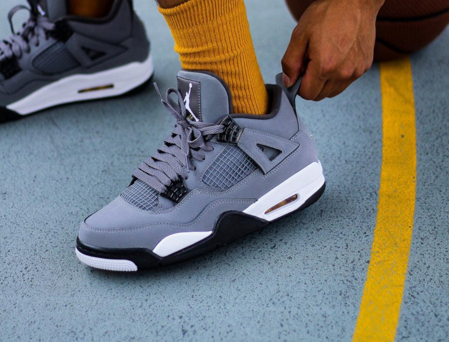 Giày Nike Jordan 4 Retro 'Cool Grey' 308497-007 - Ảnh 4