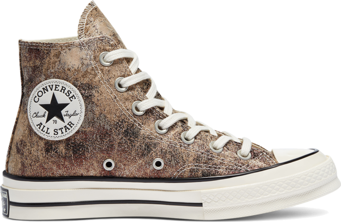 Giay Converse Elevated Metallic Chuck 70 High 'Bronze Egret Black' 570530C