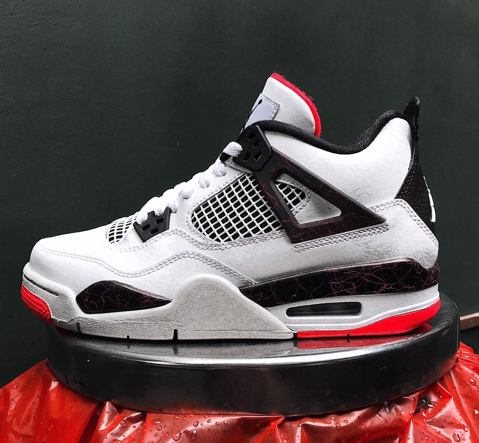 Giày Nike Air Jordan 4 Retro GS 'Pale Citron' 408452-116 - Ảnh 3