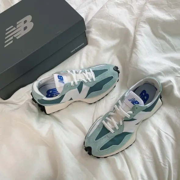 Alternative view of Giày New Balance Wmns 327 'Storm Blue Deep Sky' WS327LE1