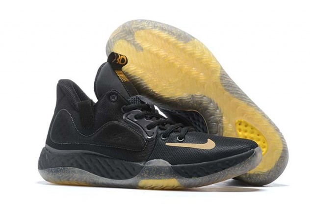 Giày Nike KD Trey 5 VII 'Dark Grey Metallic Gold' AT1200-003 - Ảnh 4