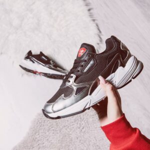 Alternative view of Giày Adidas Falcon Black Silver G54691