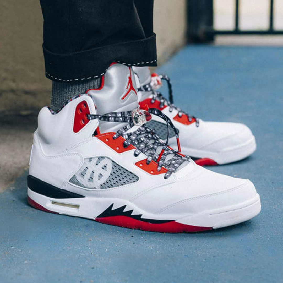 Giày Nike Air Jordan 5 Retro 'Quai 54' 2021 DJ7903-106 - Ảnh 2