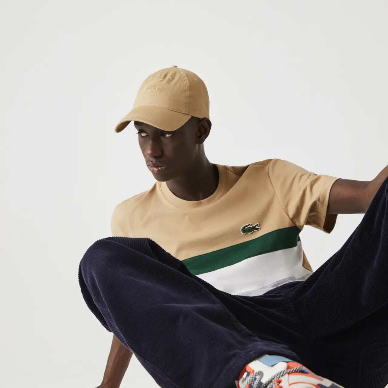 Alternative view of Áo Lacoste Colourblocked Panel Cotton T Shirt TH1884-FJM