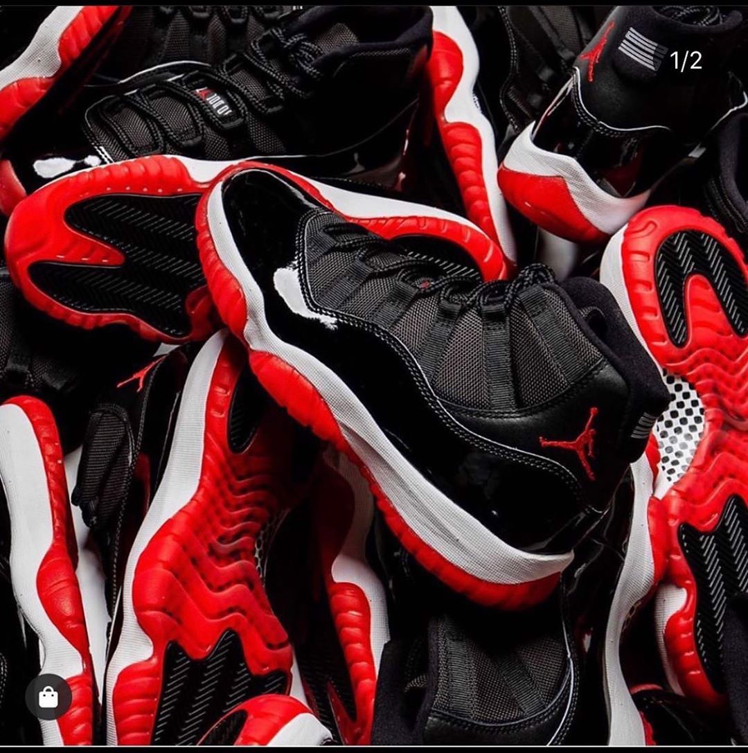 Giày Nike Air Jordan 11 Retro 'Bred' 2019 378037-061 - Ảnh 4