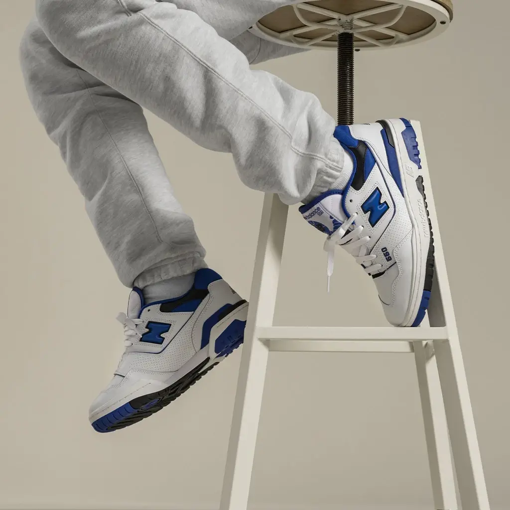 Alternative view of Giày New Balance 550 'White Blue' BB550SN1