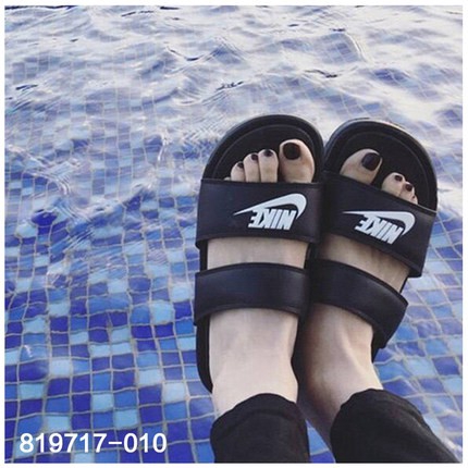 Dép Nike Wmns Benassi Duo Ultra Slide 'Black' 819717-010 - Ảnh 3