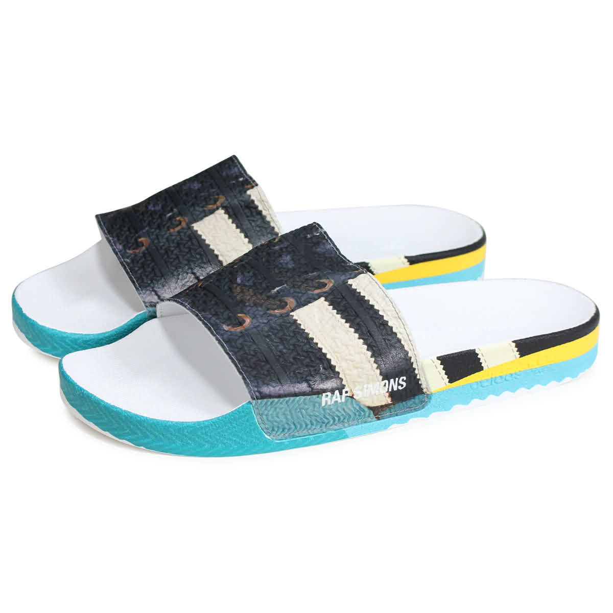 Dép Adidas Raf Simons x Samba Adilette Slides 'Trompe L'oeil' EE7959 - Ảnh 3