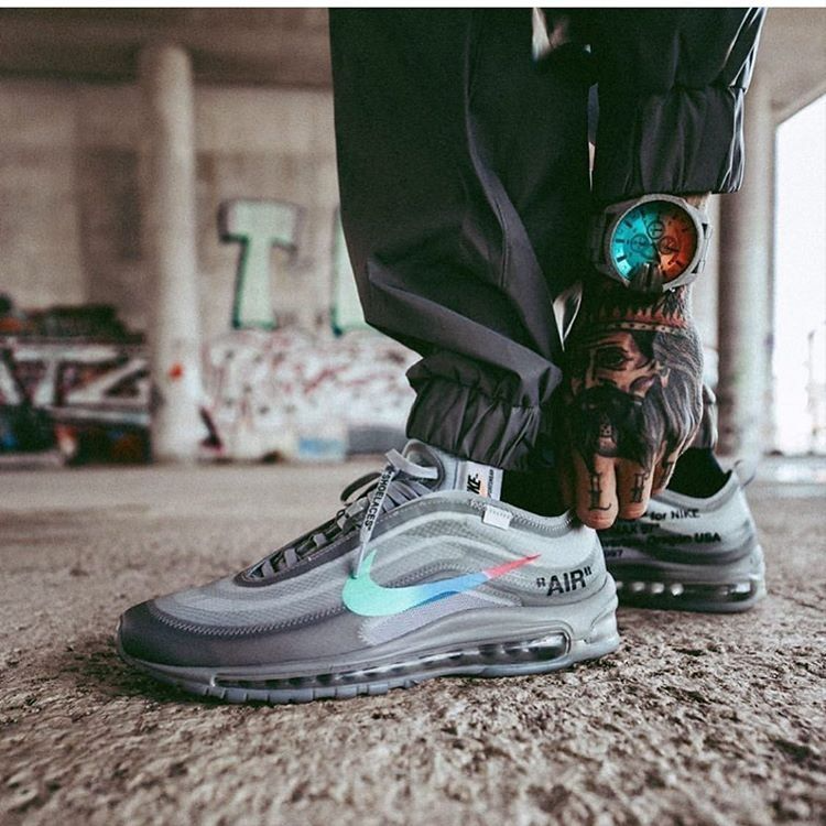 Giày Nike Off-White x Air Max 97 'Menta' AJ4585-101 - Ảnh 2