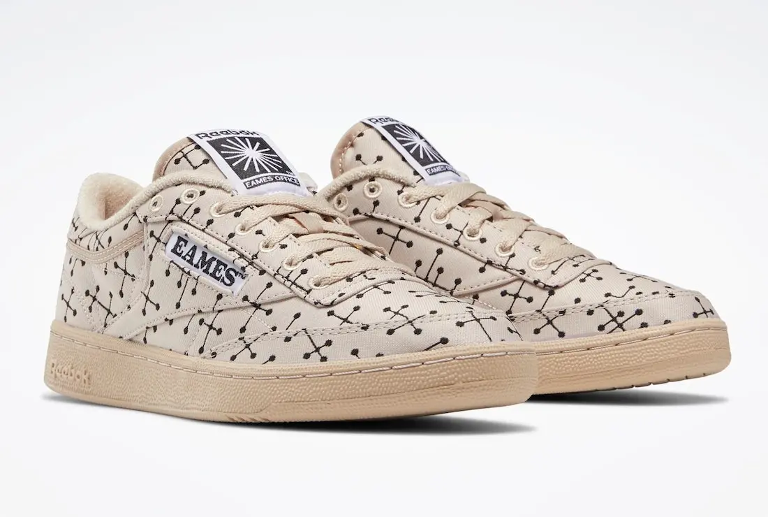 Alternative view of Giày Reebok x Eames Club C Dot 'Pattern' GY1069