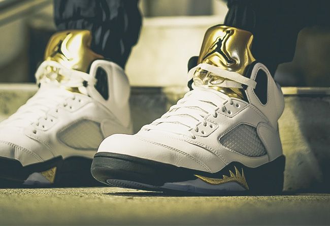 Giày Nike Air Jordan 5 Retro 'Olympic' 136027-133 - Ảnh 3