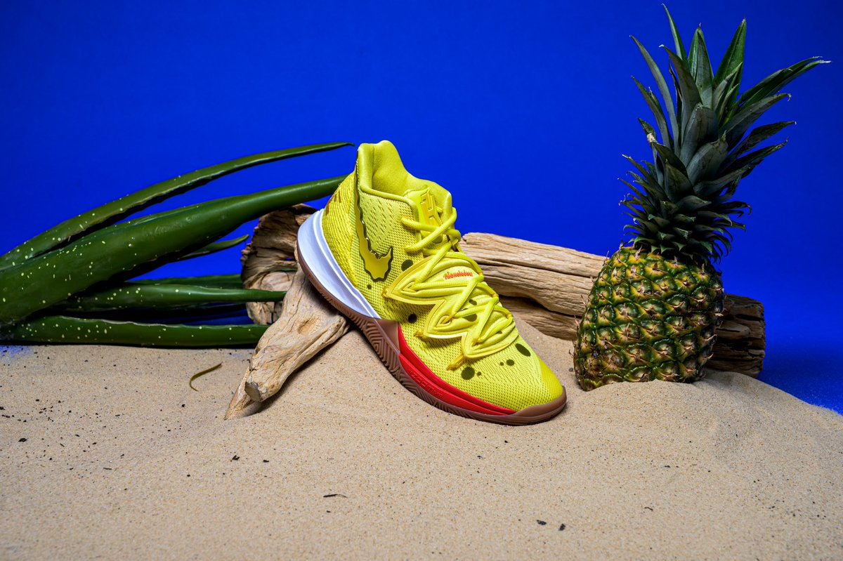 Giày Nike SpongeBob SquarePants x Kyrie 5 EP 'Spongebob' CJ6950-700 - Ảnh 4