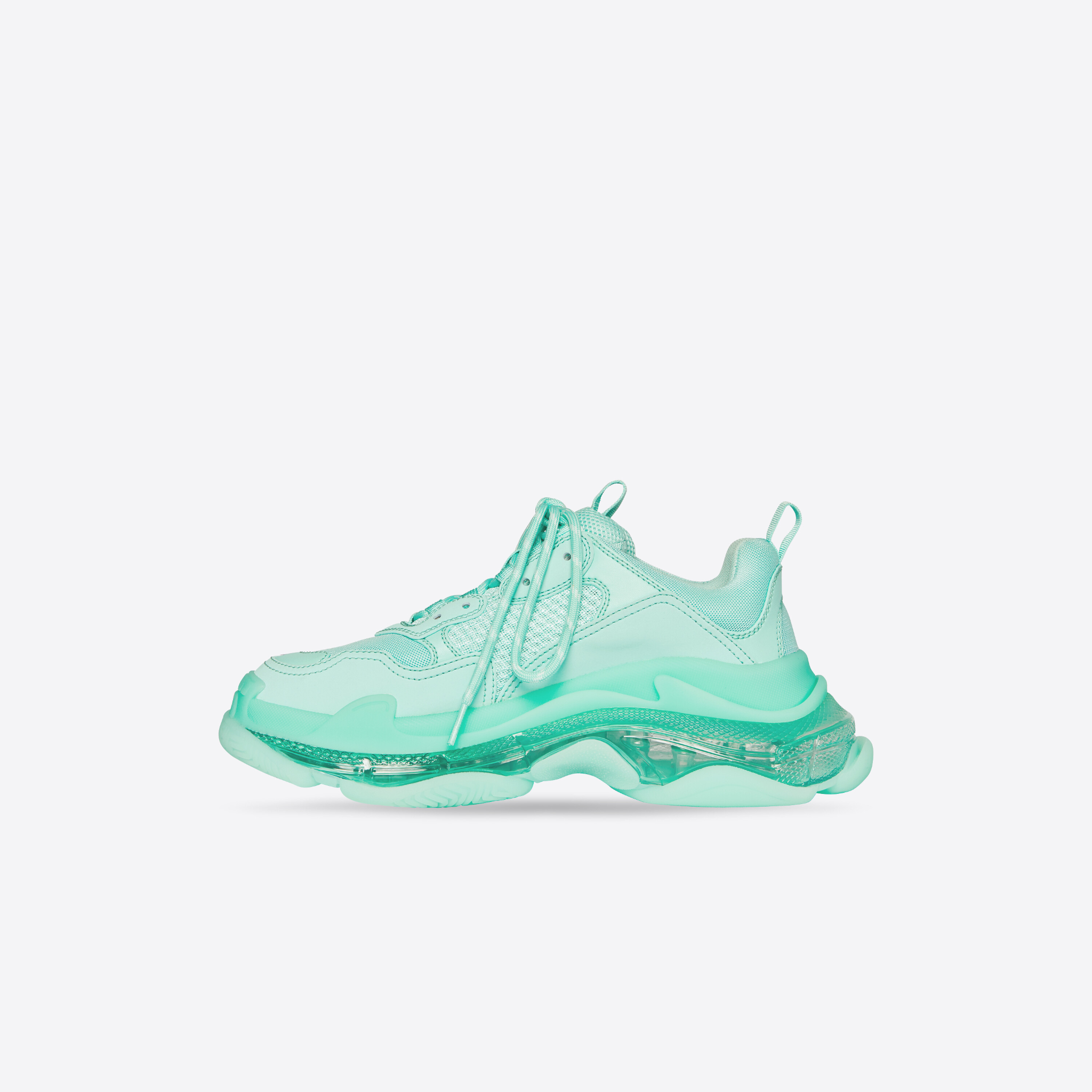 Alternative view of Giày Balenciaga Triple S Trainers Clear Sole 'Green' 541624-W2GA1-4500