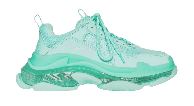 Giày Balenciaga Triple S Trainers Clear Sole 'Green' 541624-W2GA1-4500