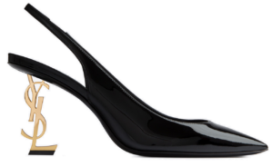 Giày Saint Laurent Opyum Slingback Pumps 6301080NPKK1000