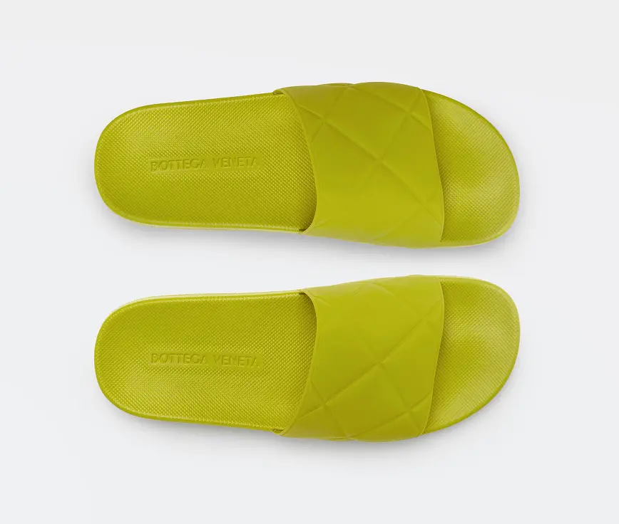 Alternative view of Dép Bottega Veneta Slider 'Kiwi' 640050V00P07275