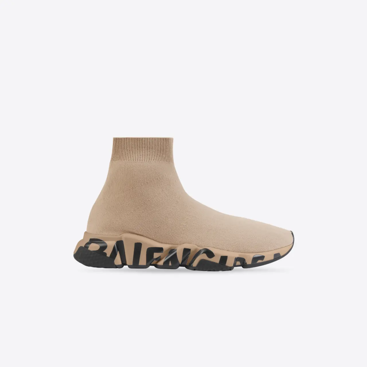 Alternative view of Giày Balenciaga Speed Beige Black 645334W2DB79710