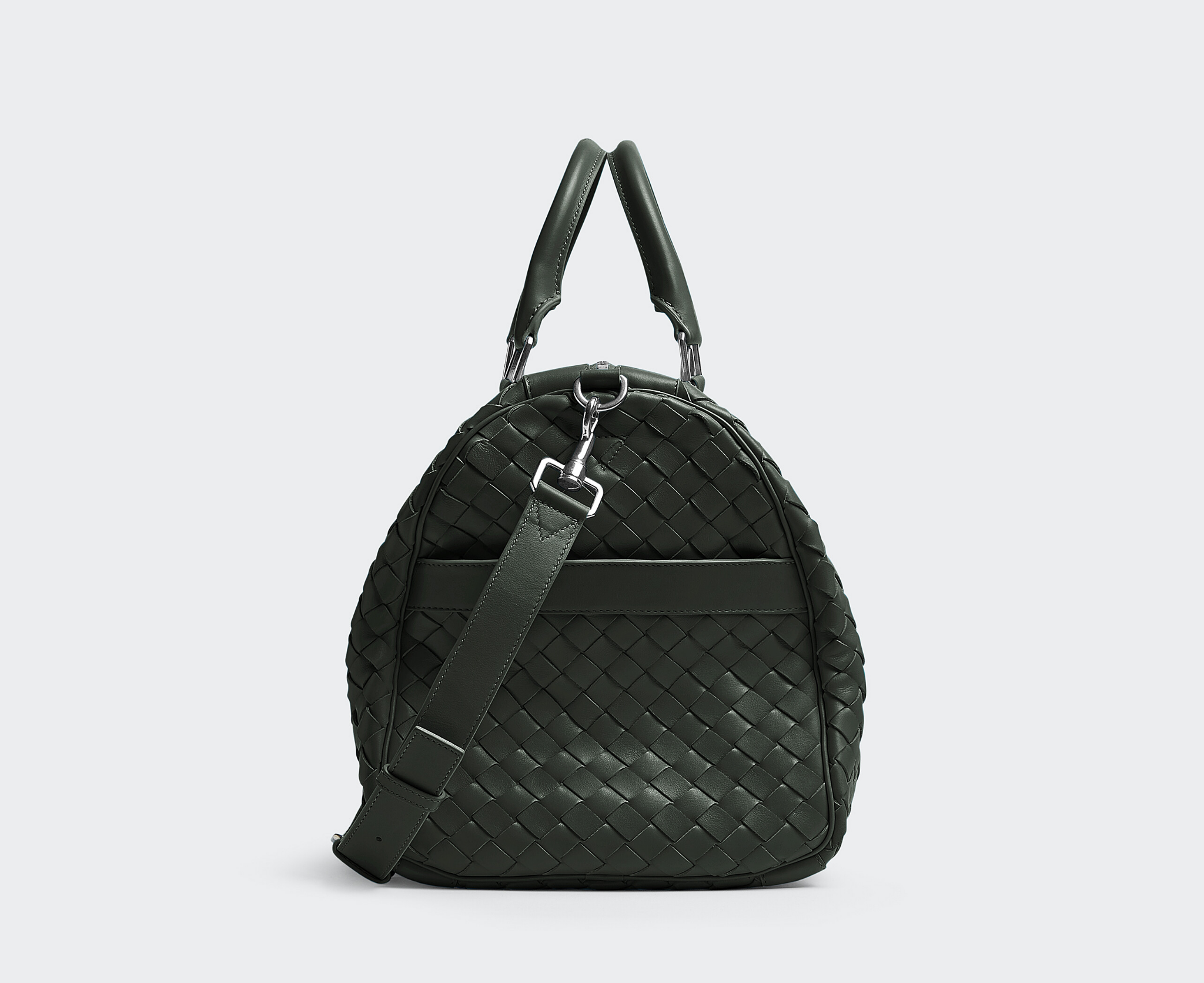 Tui Bottega Veneta Medium Intrecciato Duffle 'Dark Green' 650066V2E413009