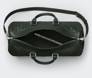 Tui Bottega Veneta Medium Intrecciato Duffle 'Dark Green' 650066V2E413009