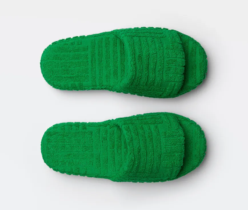 Alternative view of Dép Bottega Veneta Resort Sponge 'Grass' 660245V0VW03730