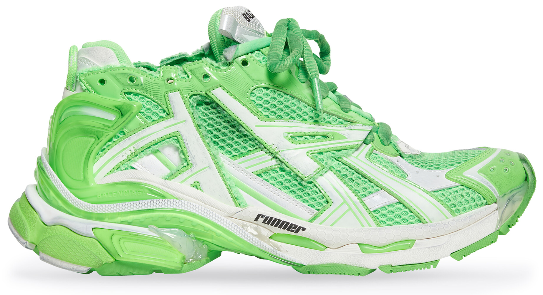 Giay Balenciaga Runner 'Green' 677403W3RBM3590