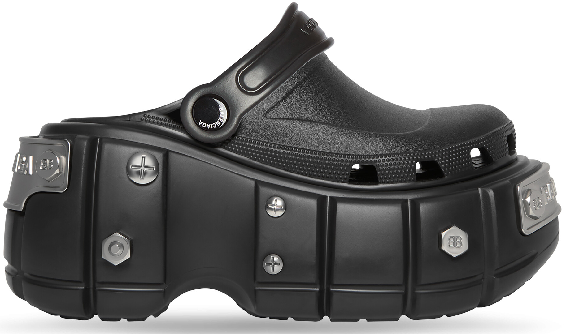 Dep Balenciaga Crocs Mule 'Black Rubber' 687398W1S8N1081