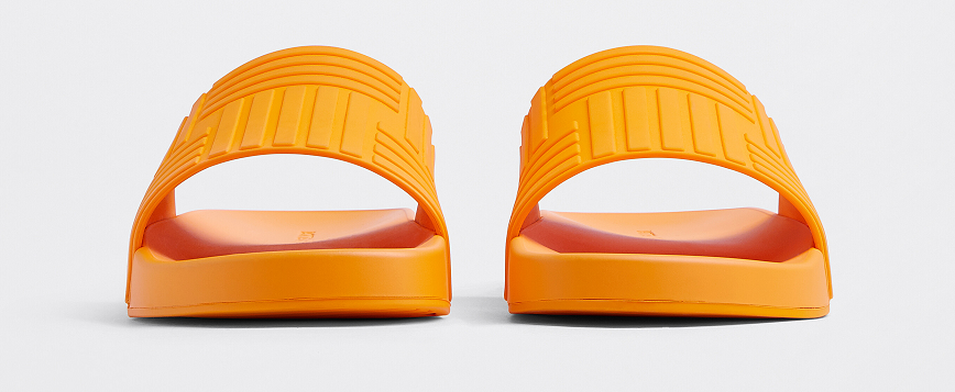 Dép Bottega Veneta Slider 'Tangerine' 690105V1O607593 - Ảnh 5