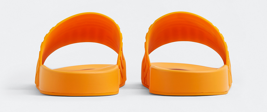 Dép Bottega Veneta Slider 'Tangerine' 690105V1O607593 - Ảnh 4