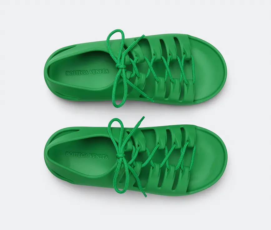 Alternative view of Dép Bottega Veneta Jelly 'Grass' 692006V11T03730