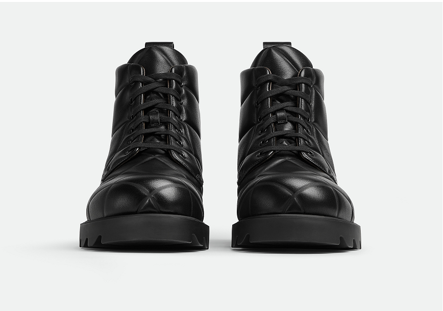 Giày Botten Veneta Strut Grid 'Black' 708999V02X01000 - Ảnh 5