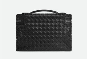 Tui Bottega Veneta Intrecciato Document Holder 'Black' 730726V2E418803