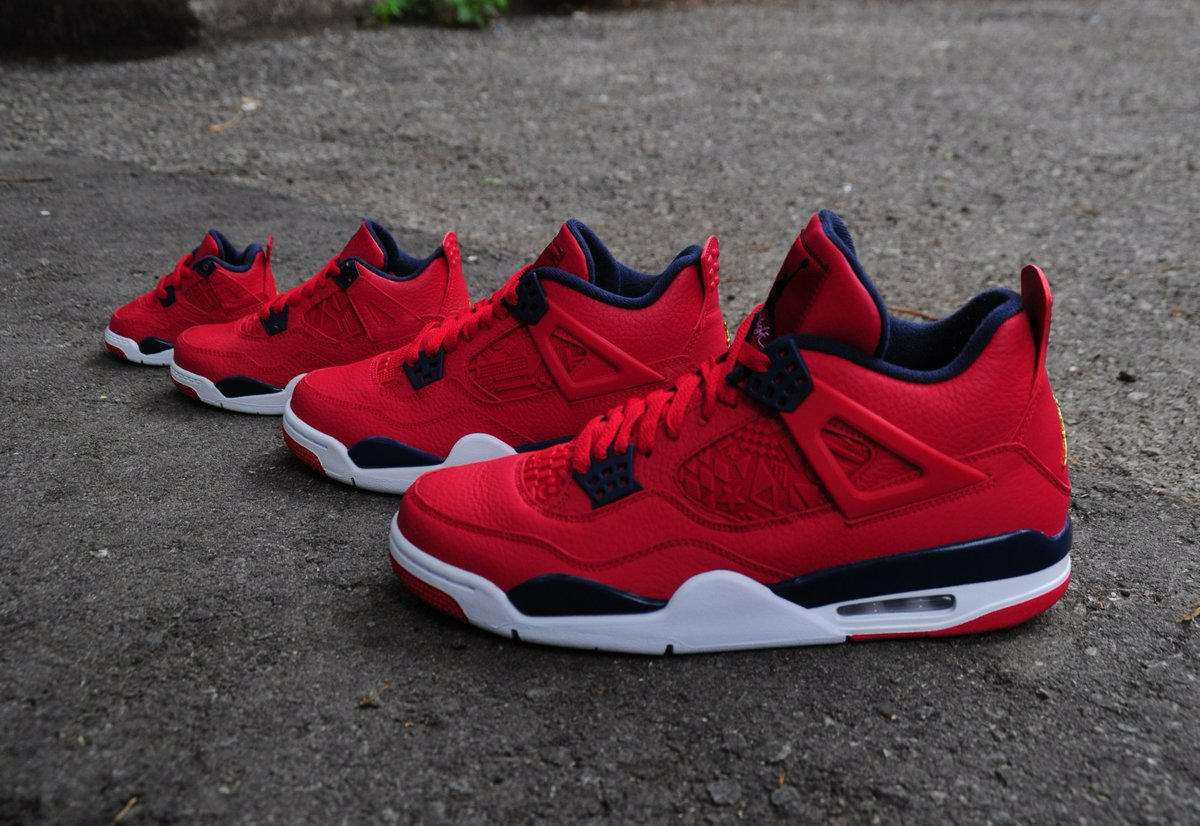 Giày Nike Air Jordan 4 Retro GS 'FIBA' 408452-617 - Ảnh 5