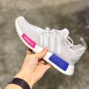 Alternative view of Giày Adidas NMD_R1 J 'Grey Pink Purple' EE6674