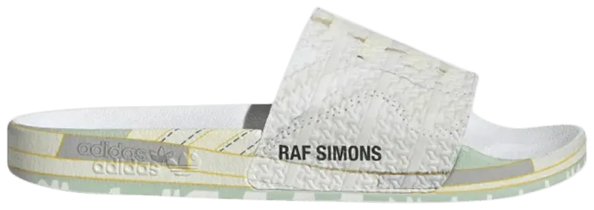 Dép Adidas Raf Simons x Peach Adilette Slides 'Trompe L'oeil' EE7957
