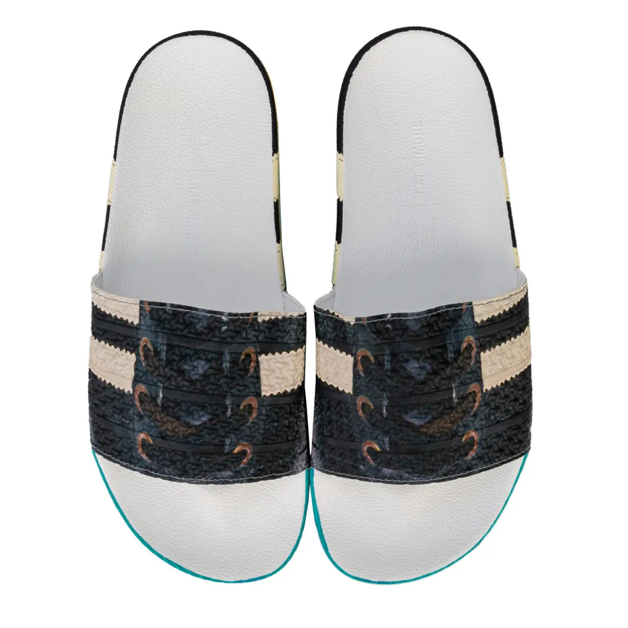 Alternative view of Dép Adidas Raf Simons x Samba Adilette Slides 'Trompe L'oeil' EE7959