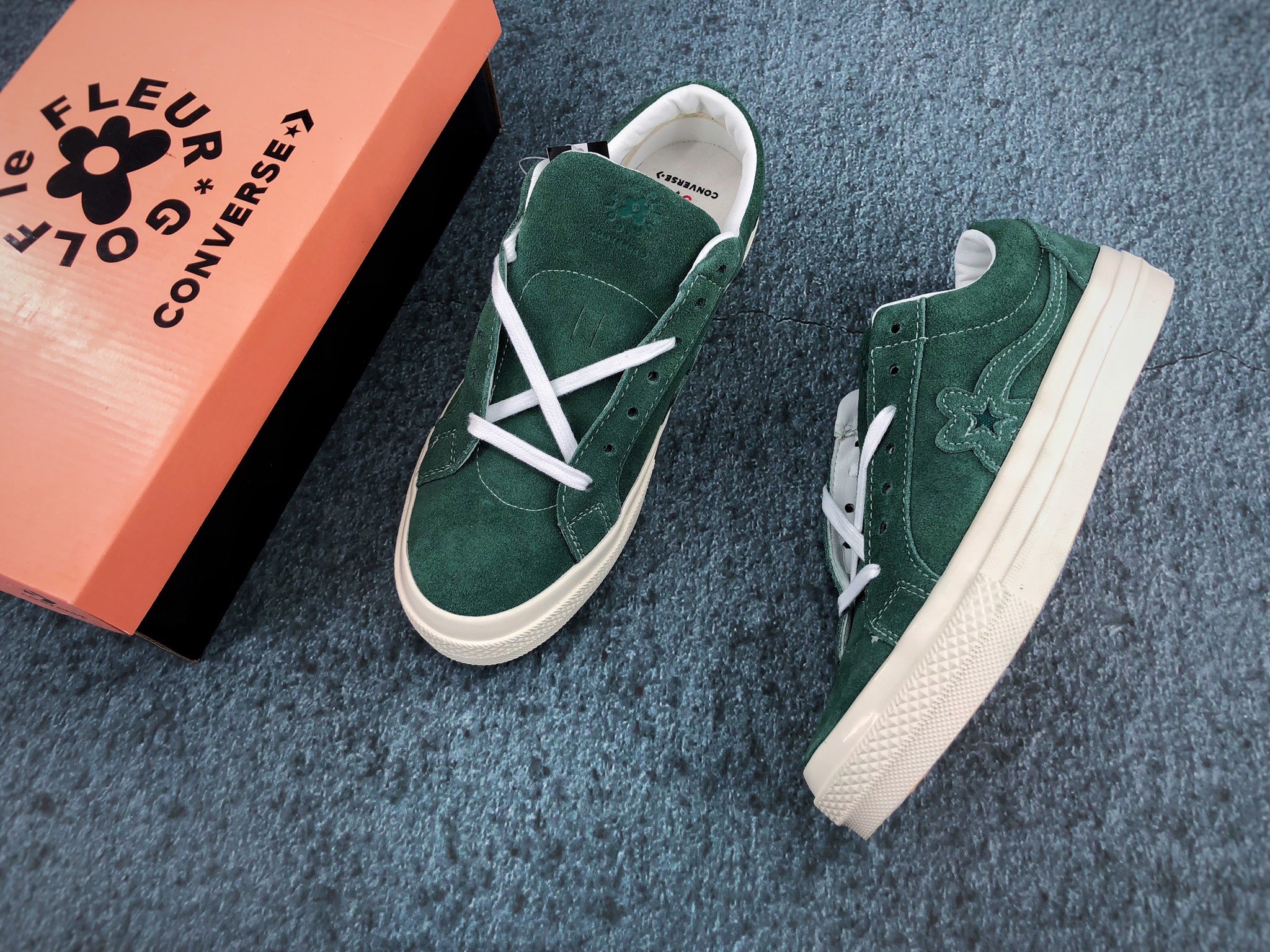 Giày Converse Golf Le Fleur x One Star Ox 'Greener Pastures' 162130C - Ảnh 2