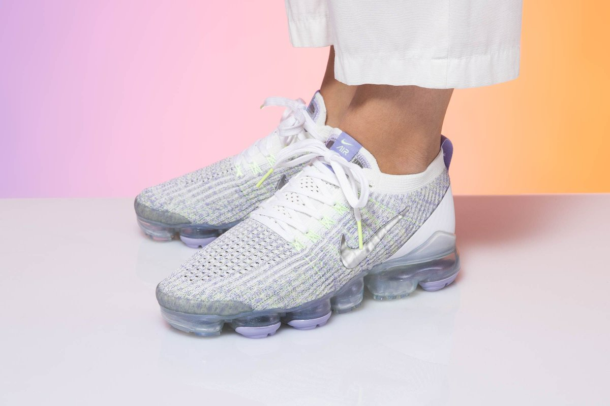 Giày Nike Wmns Air VaporMax Flyknit 3 'Barely Volt' AJ6910-102 - Ảnh 5