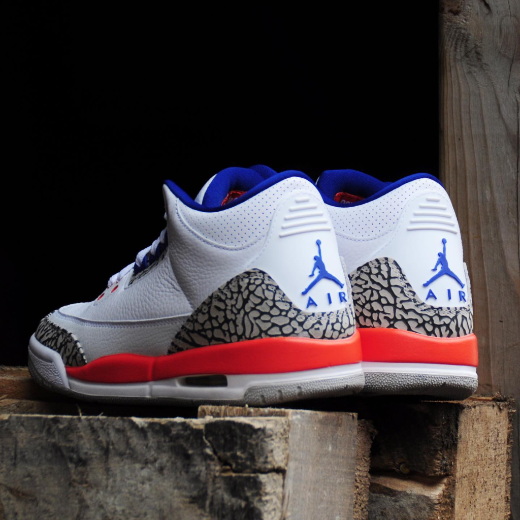Giày Nike Air Jordan 3 Retro GS 'Knicks' 398614-148 - Ảnh 7