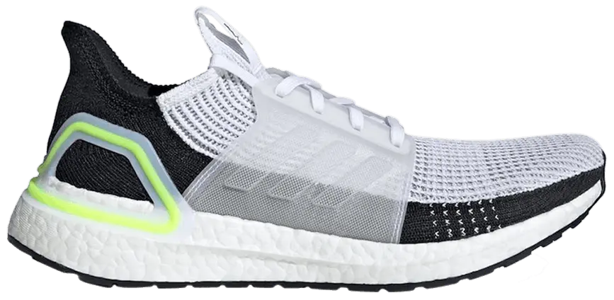 Giày Adidas UltraBoost 19 'White Yellow' EF1344