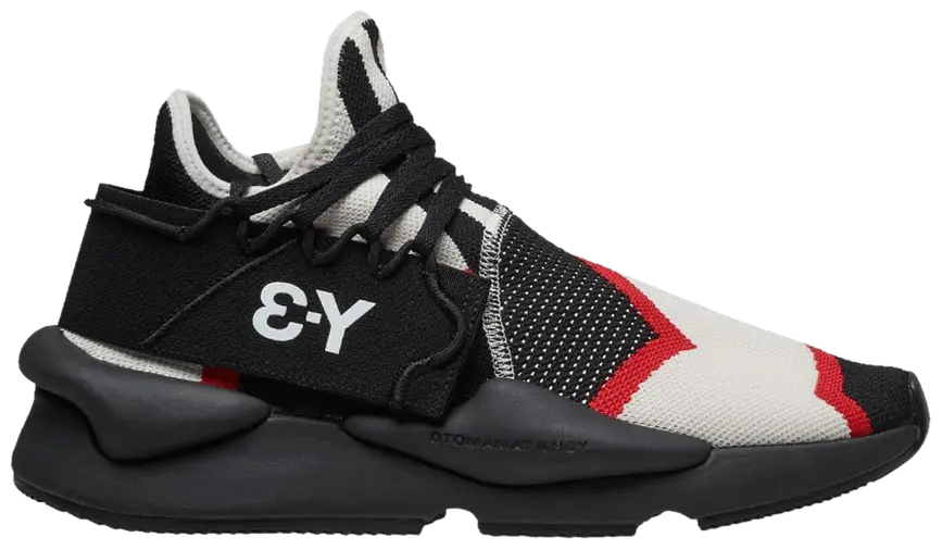 Giày Adidas Y-3 Kaiwa 'Black White Red' EF2629